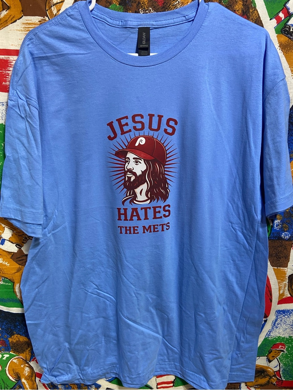 JESUS HATES THE METS TEESHIRT